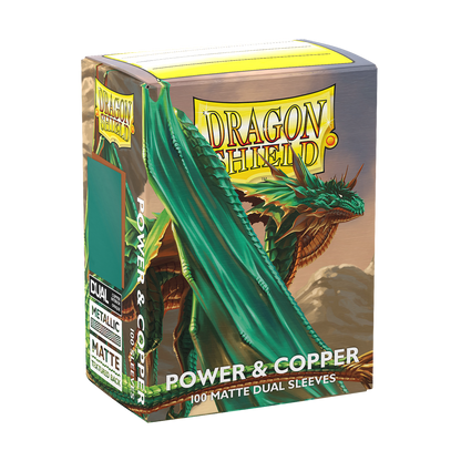 Dragon Shield Sleeves Dual Matte Power And Copper 100ct