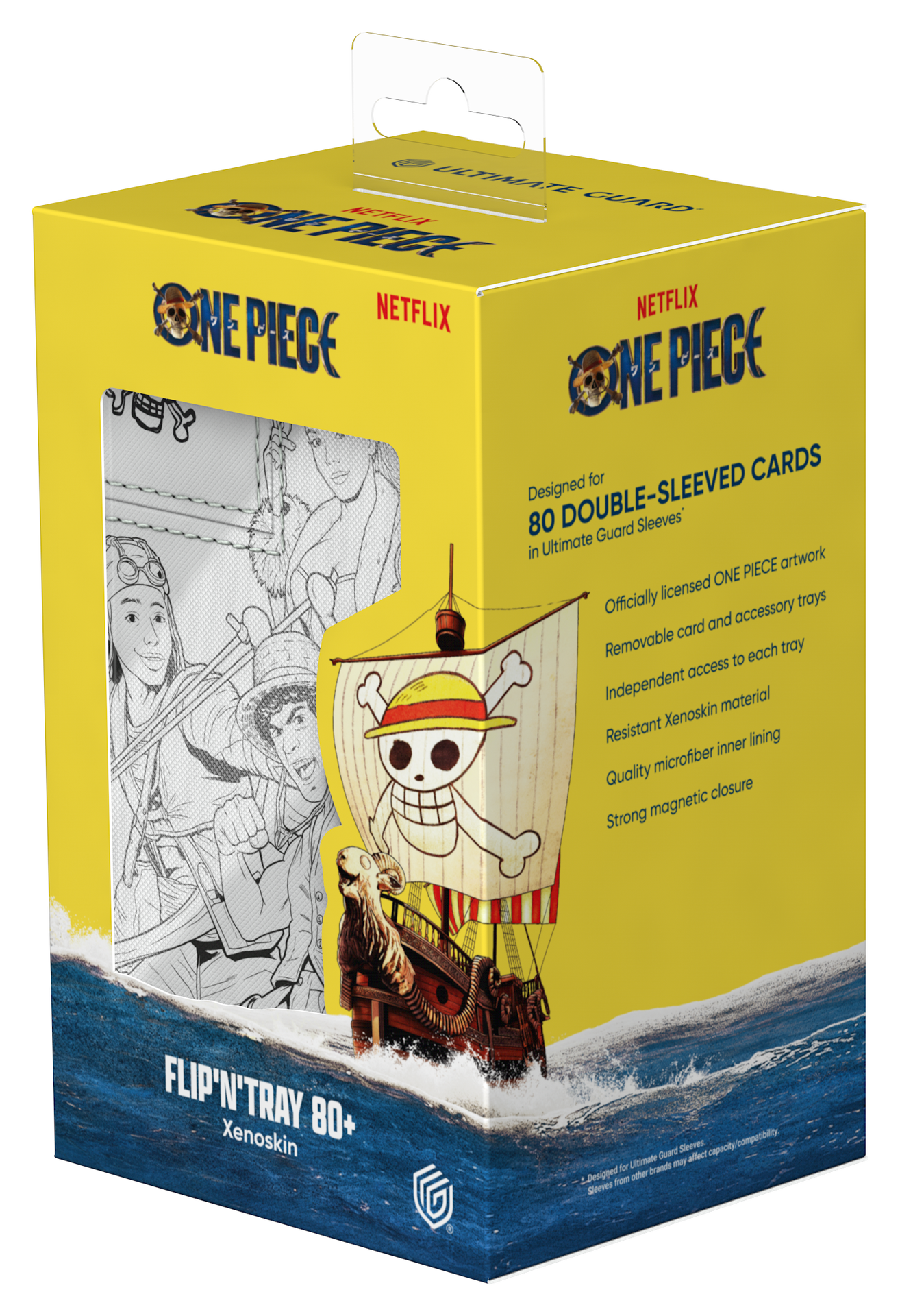Ultimate Guard Flip N Tray Deck Case Xenoskin 80+ One Piece - Sketch