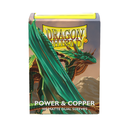 Dragon Shield Sleeves Dual Matte Power And Copper 100ct