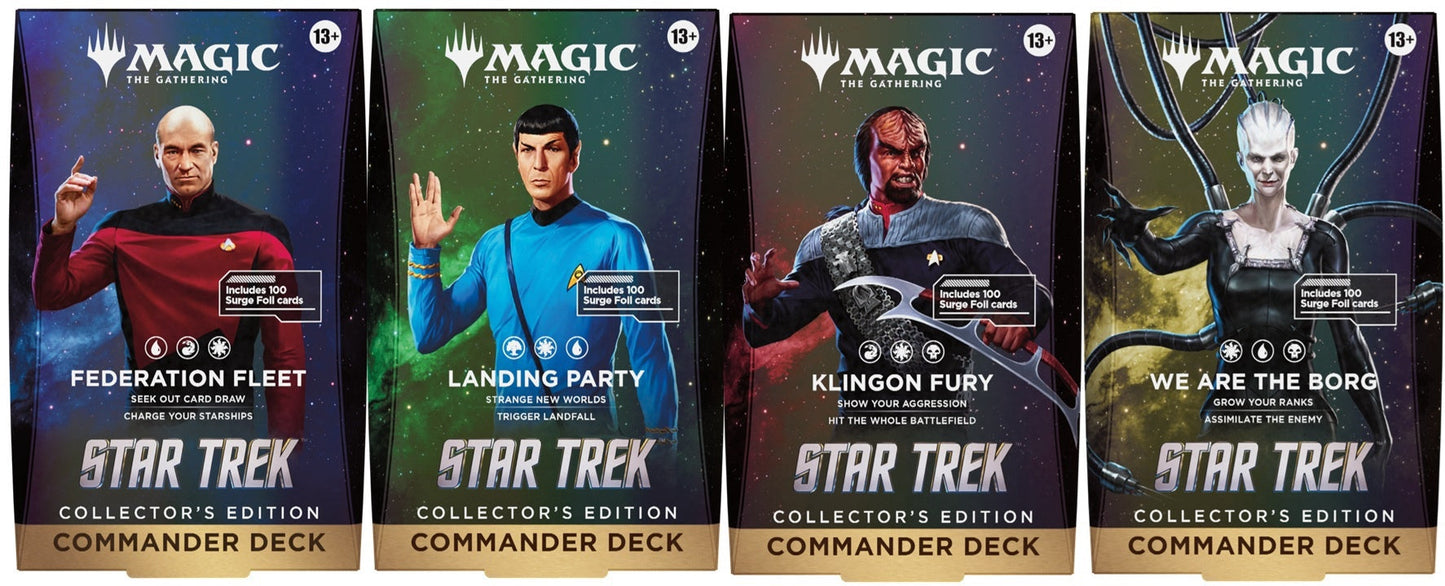 MTG Star Trek™ Collector's Edition Commander Deck Bundle (EN) (PRE ORDER)