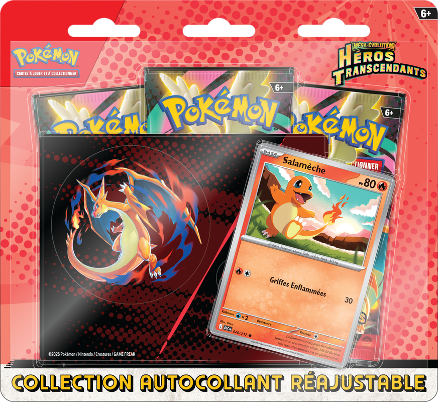 okemon TCG ME2.5 Ascended Heroes Tech Sticker Collection Salamèche(FR)