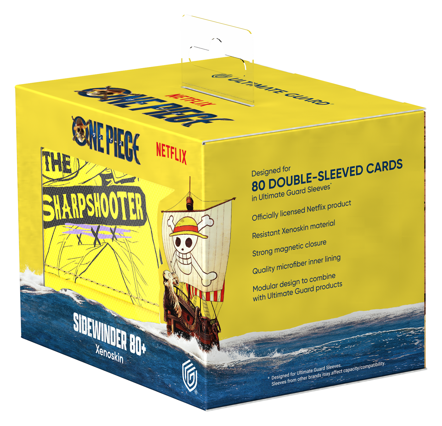 Ultimate Guard Deck Case Sidewinder 80+ Xenoskin One Piece - Usopp
