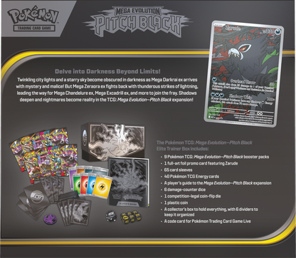 Pokemon TCG ME05 Pitch Black Elite Trainer Box (EN) (PRE ORDER)