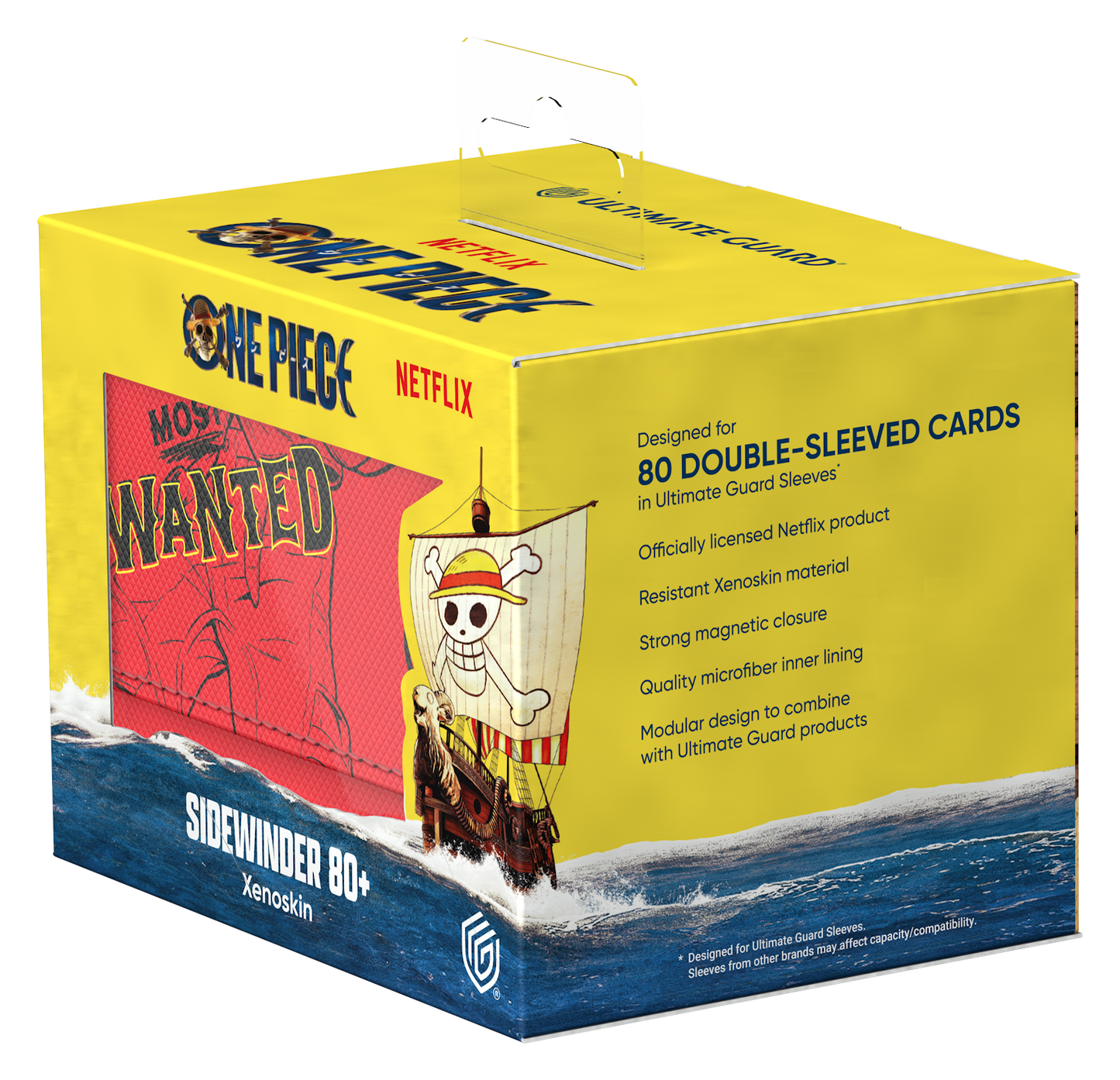 Ultimate Guard Deck Case Sidewinder 80+ Xenoskin One Piece - Luffy