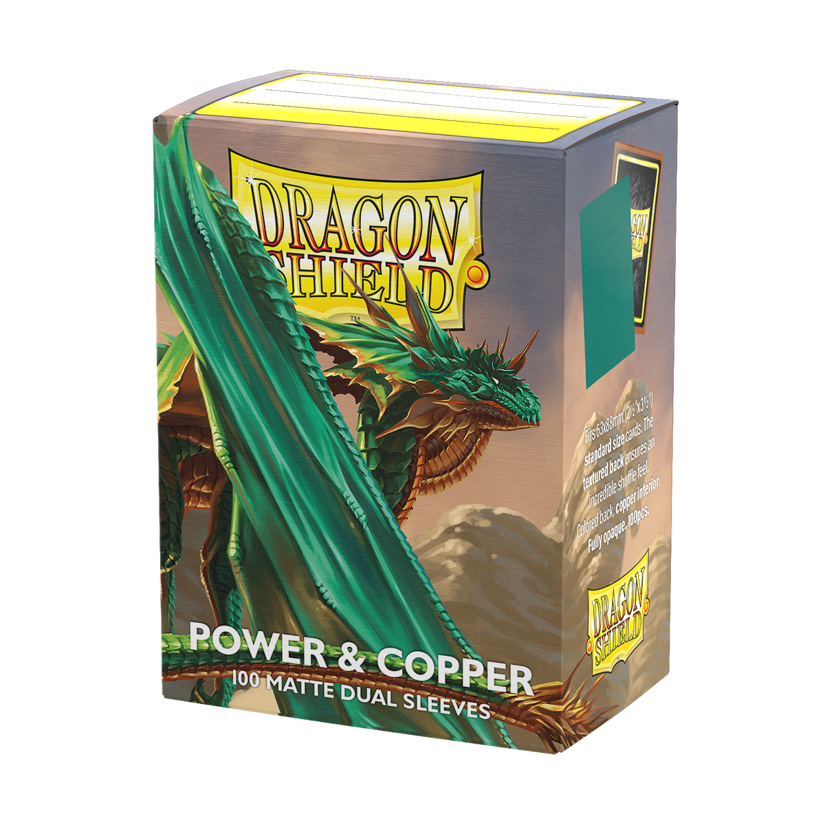 Dragon Shield Sleeves Dual Matte Power And Copper 100ct