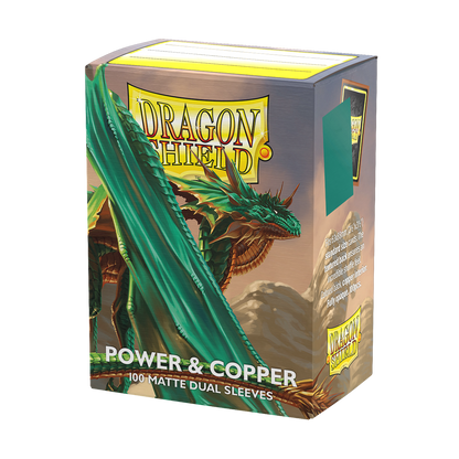 Dragon Shield Sleeves Dual Matte Power And Copper 100ct
