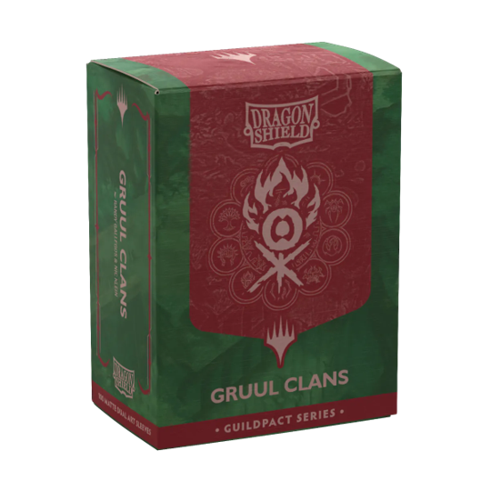 Dragon Shield Sleeves Dual Matte MTG Guildpact Grull Clans 100ct