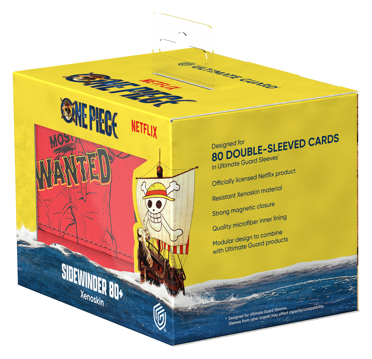 Ultimate Guard Deck Case Sidewinder 80+ Xenoskin One Piece - Luffy