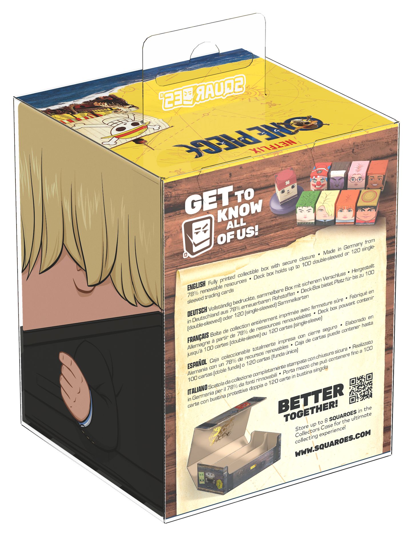 Squaroes Netflix One Piece Wv1 Sanji
