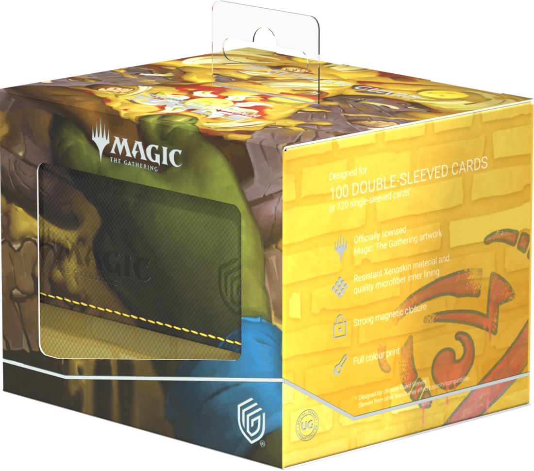 UG Deck Case Sidewinder 100+ Xenoskin MTG TMNT - Plains