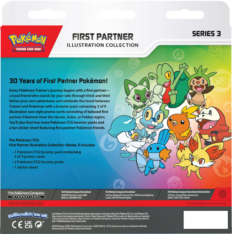 Pokemon First Partner Illustration Collection Series 3 (EN)