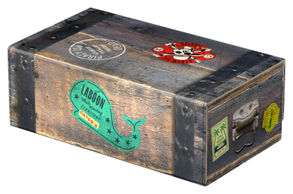 Squaroes Netflix One Piece Wv1 Collector's Case Wooden Chest
