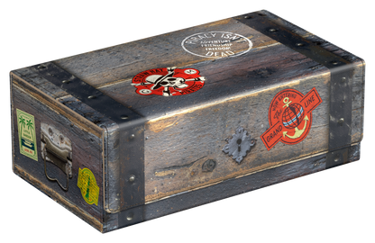 Squaroes Netflix One Piece Wv1 Collector's Case Wooden Chest