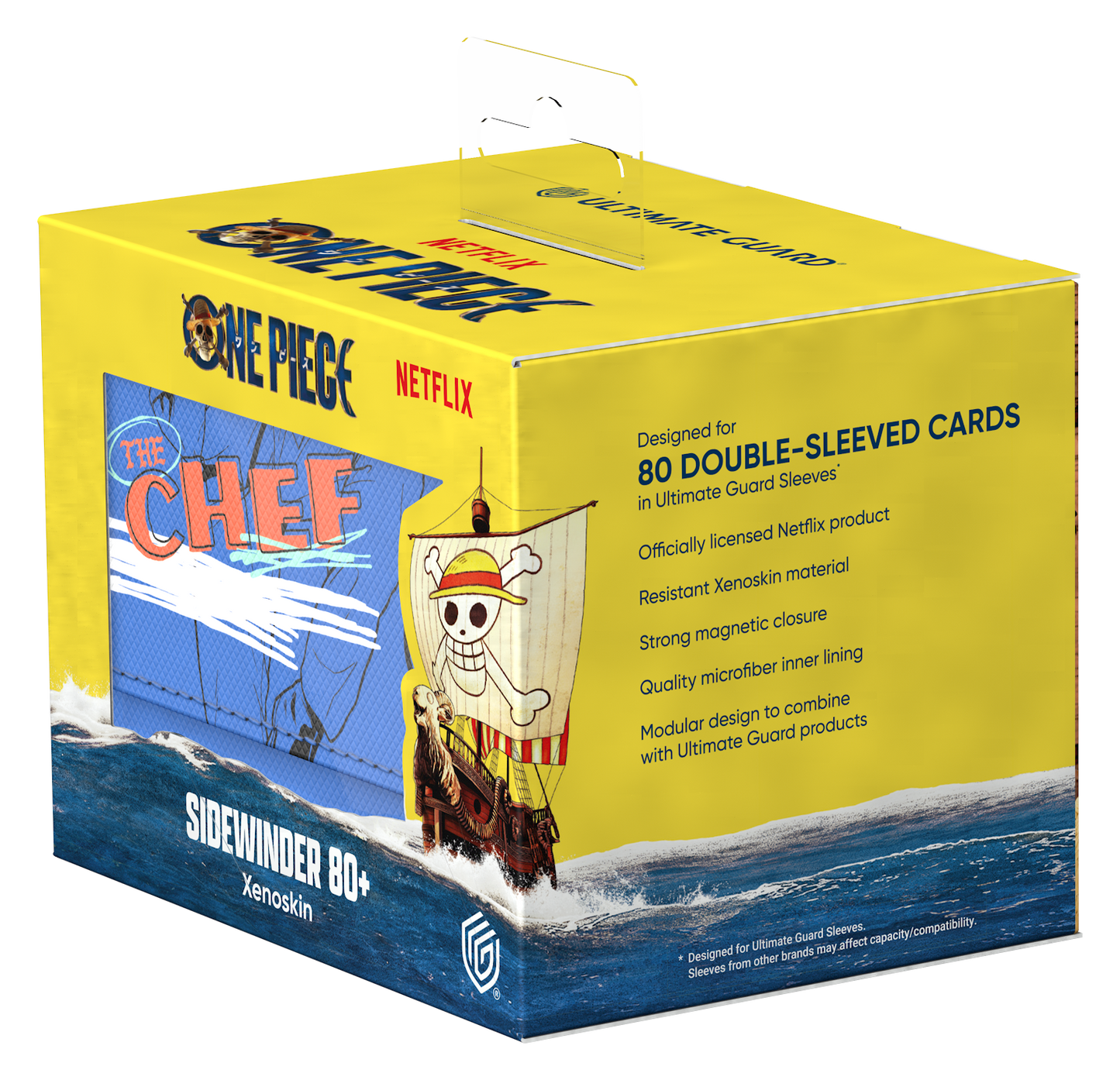 Ultimate Guard Deck Case Sidewinder 80+ Xenoskin One Piece - Sanji