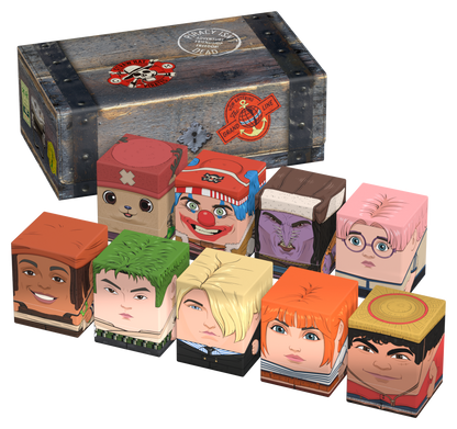 Squaroes Netflix One Piece Wv1 Collector's Case Wooden Chest