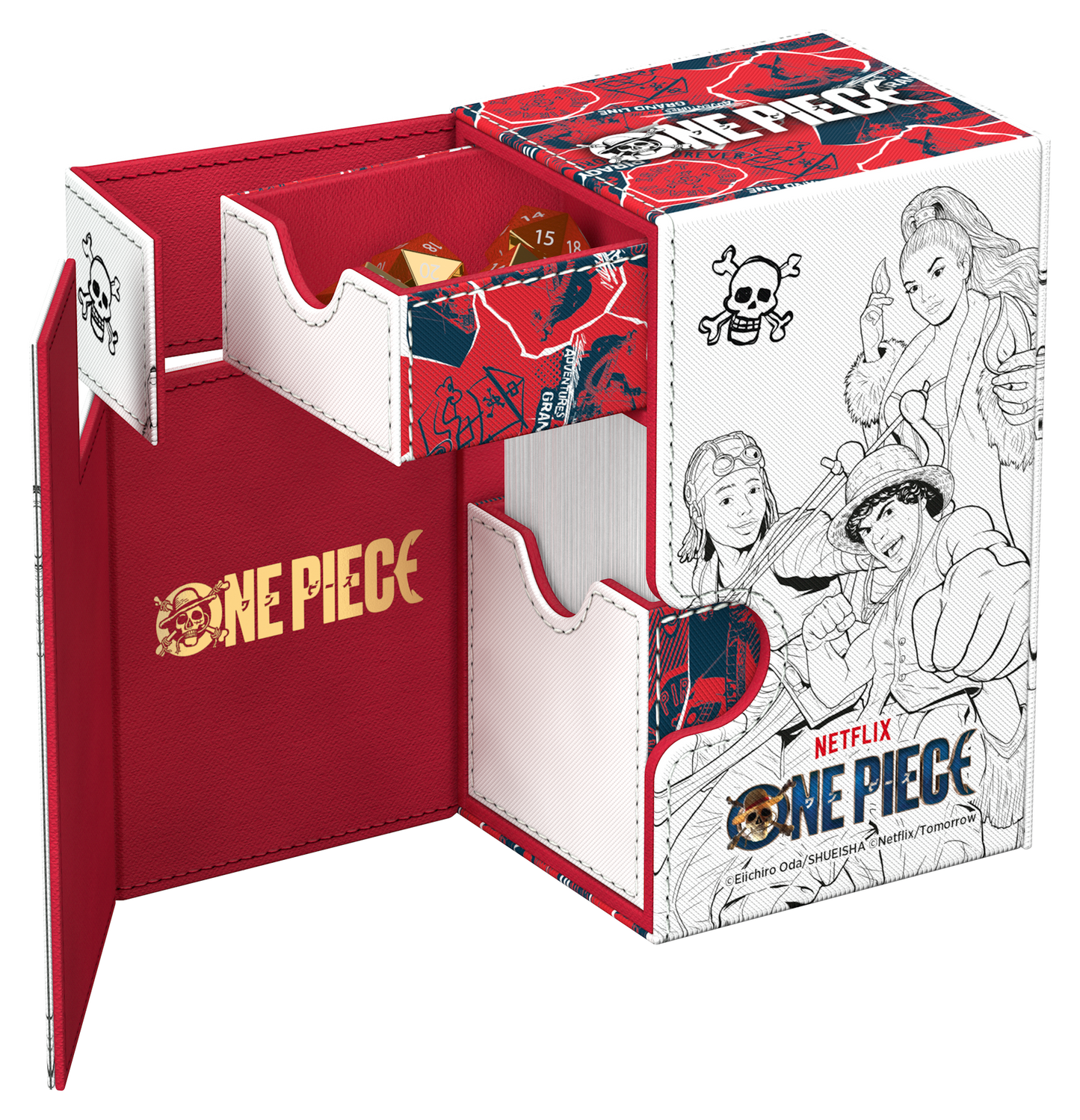 Ultimate Guard Flip N Tray Deck Case Xenoskin 80+ One Piece - Sketch