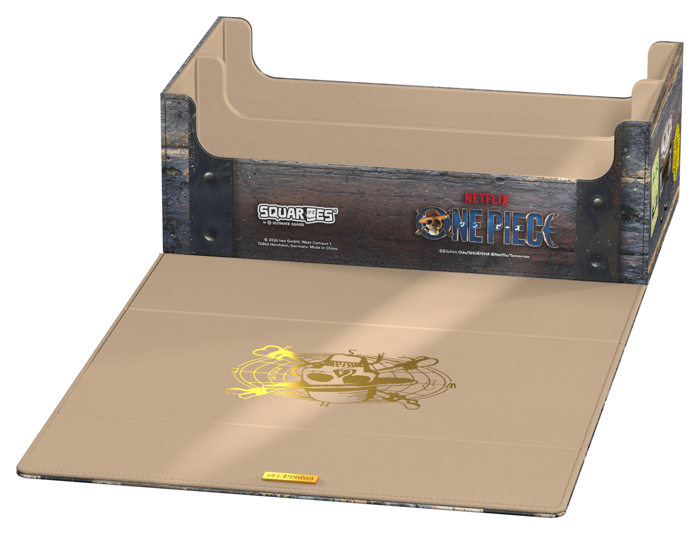 Squaroes Netflix One Piece Wv1 Collector's Case Wooden Chest