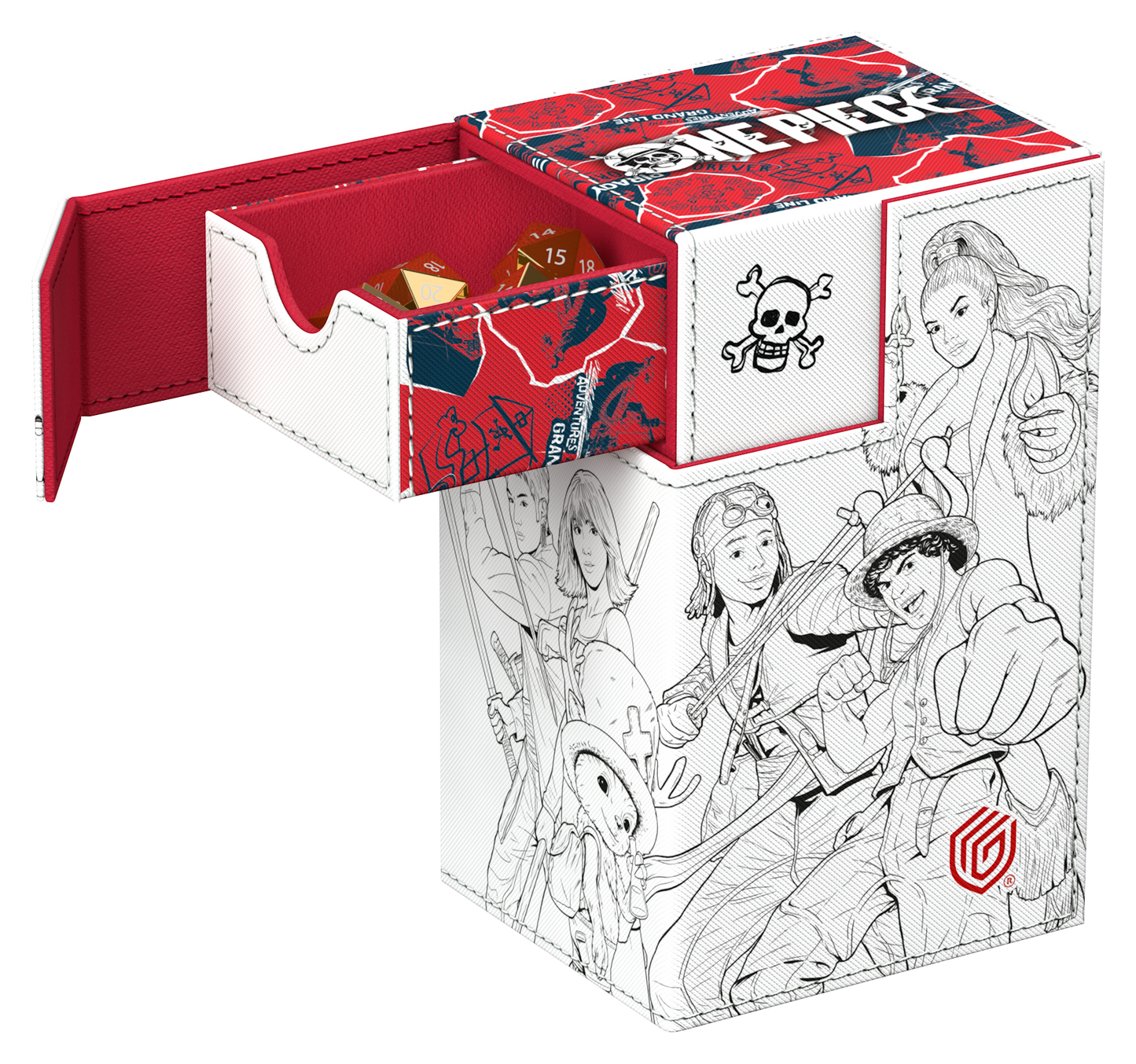 Ultimate Guard Flip N Tray Deck Case Xenoskin 80+ One Piece - Sketch