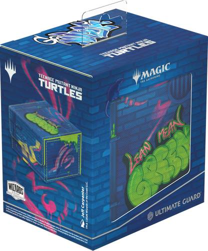 UG Deck Case Sidewinder 133+ Xenoskin MTG TMNT - Sewer Walls