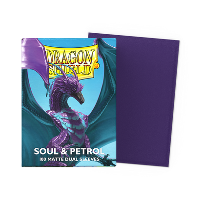 Dragon Shield Sleeves Dual Matte Soul And Petrol 100ct
