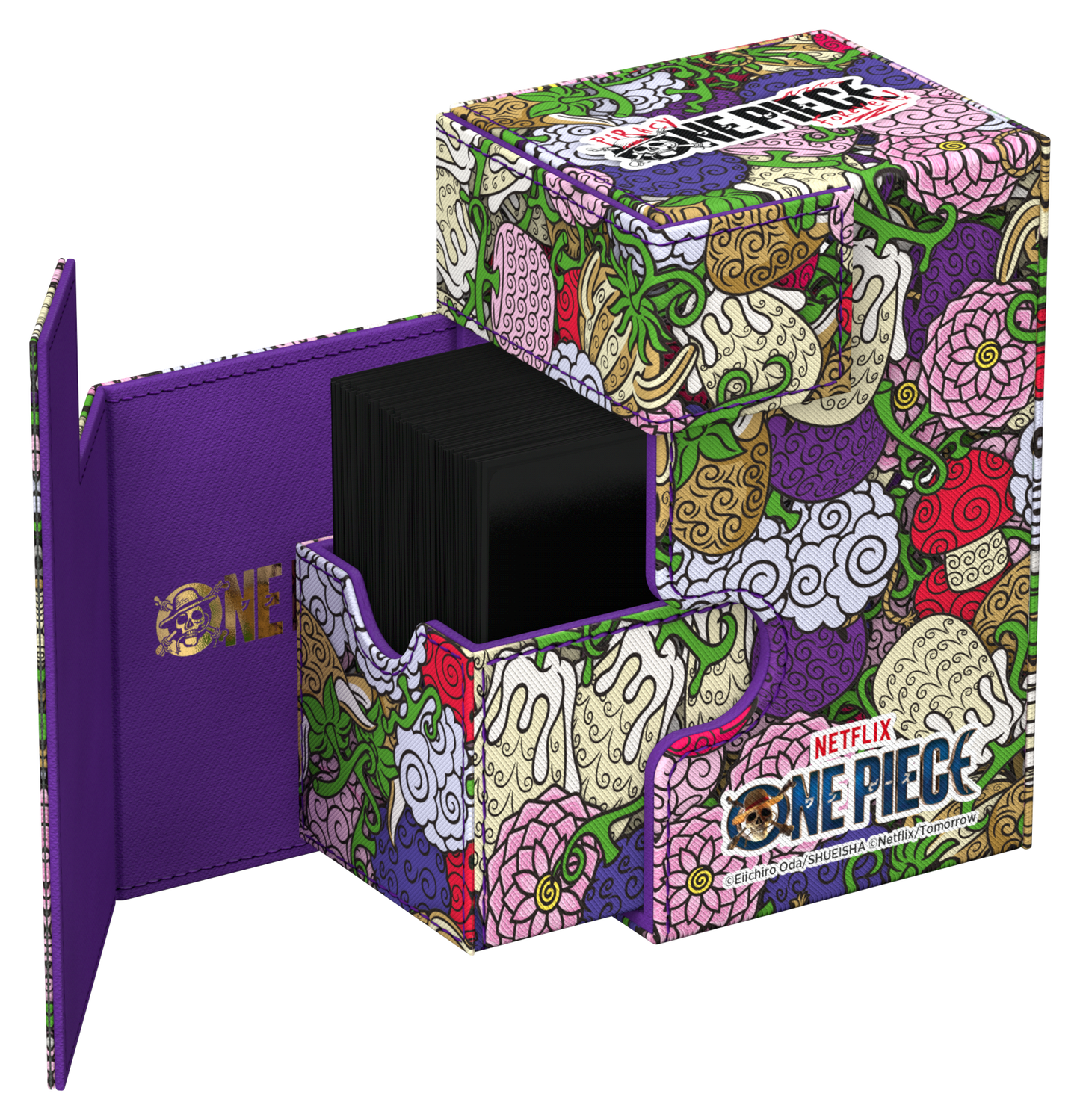 Ultimate Guard Flip N Tray Deck Case Xenoskin 80+ One Piece - Devil Fruits Pattern