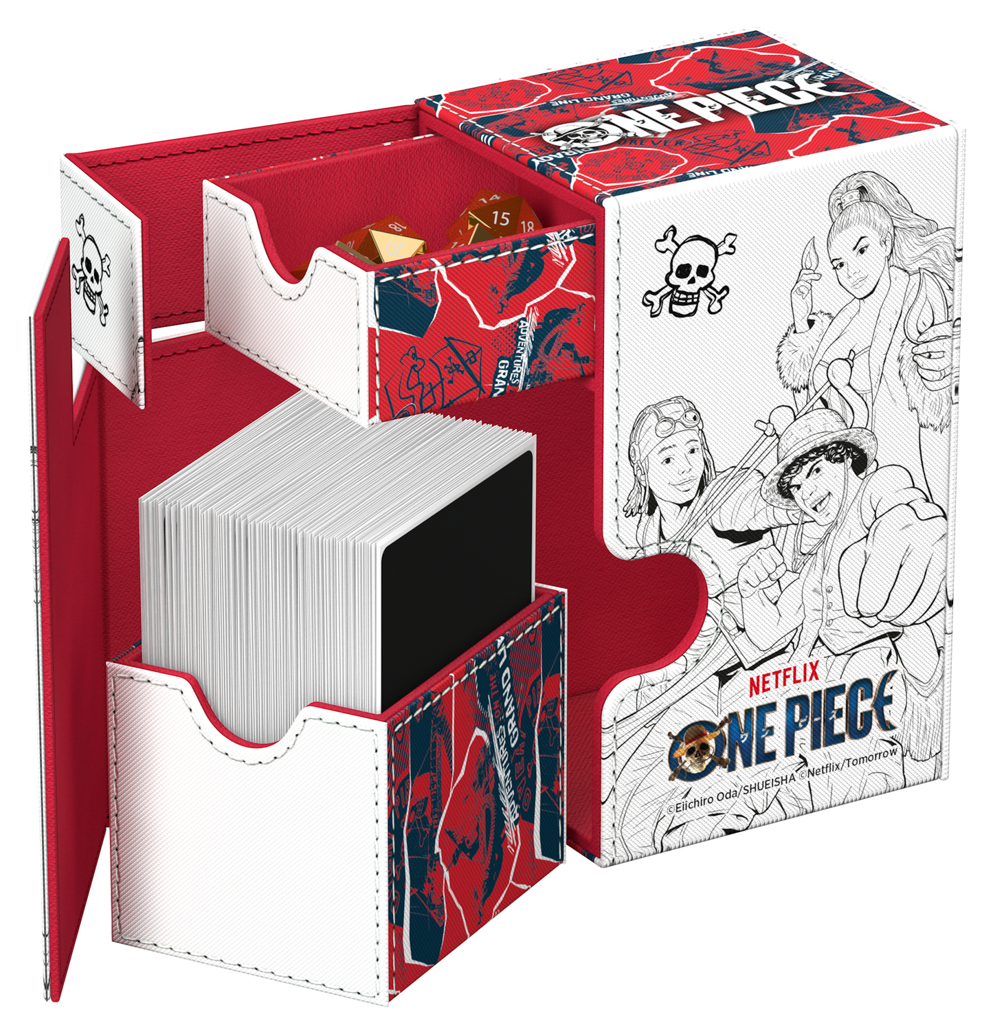 Ultimate Guard Flip N Tray Deck Case Xenoskin 80+ One Piece - Sketch