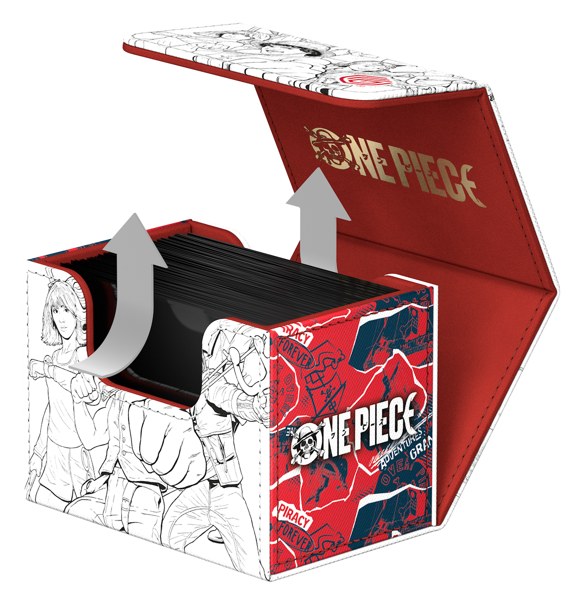 Ultimate Guard Deck Case Sidewinder 80+ Xenoskin One Piece - Sketch