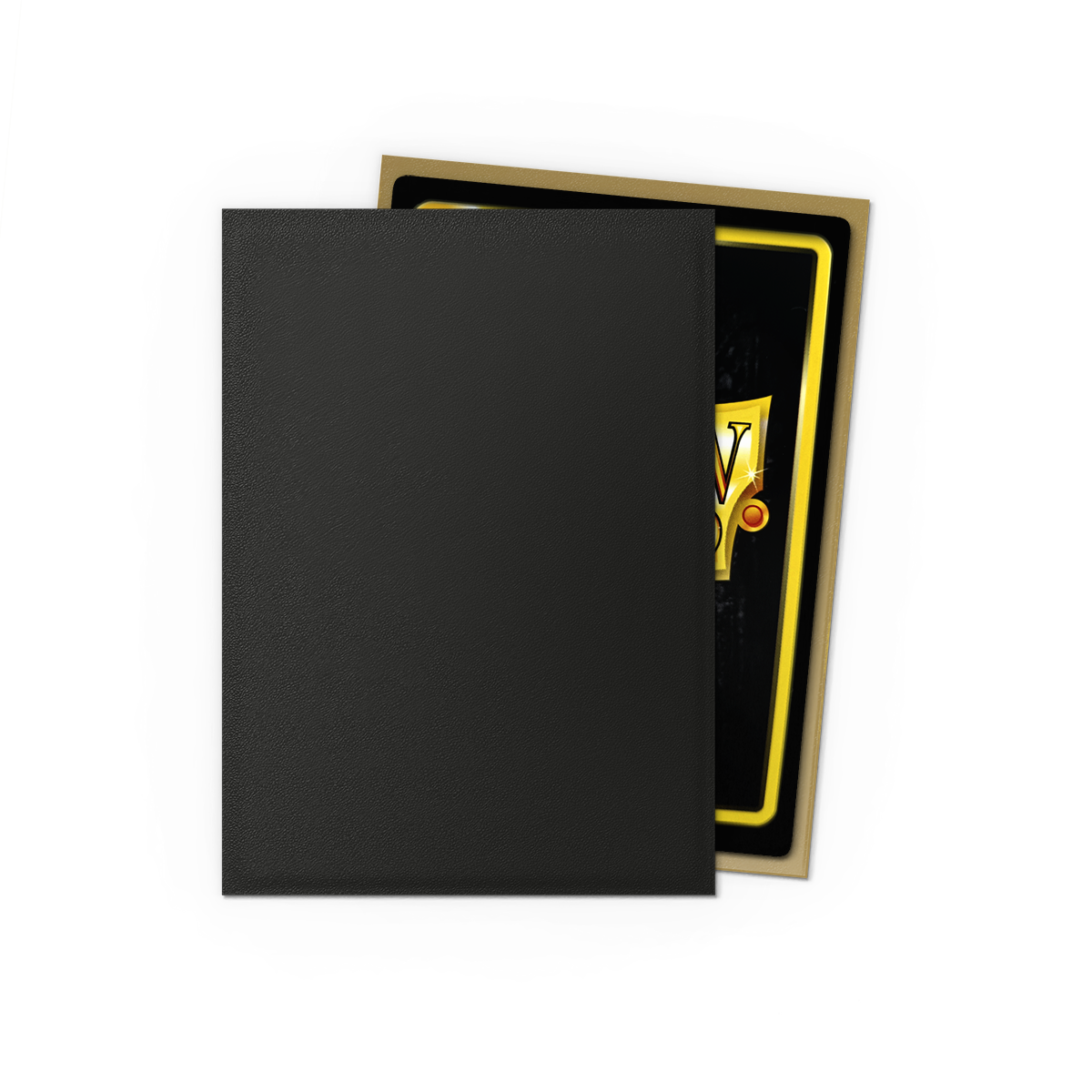 Dragon Shield Sleeves Dual Matte Black And Gold 100ct