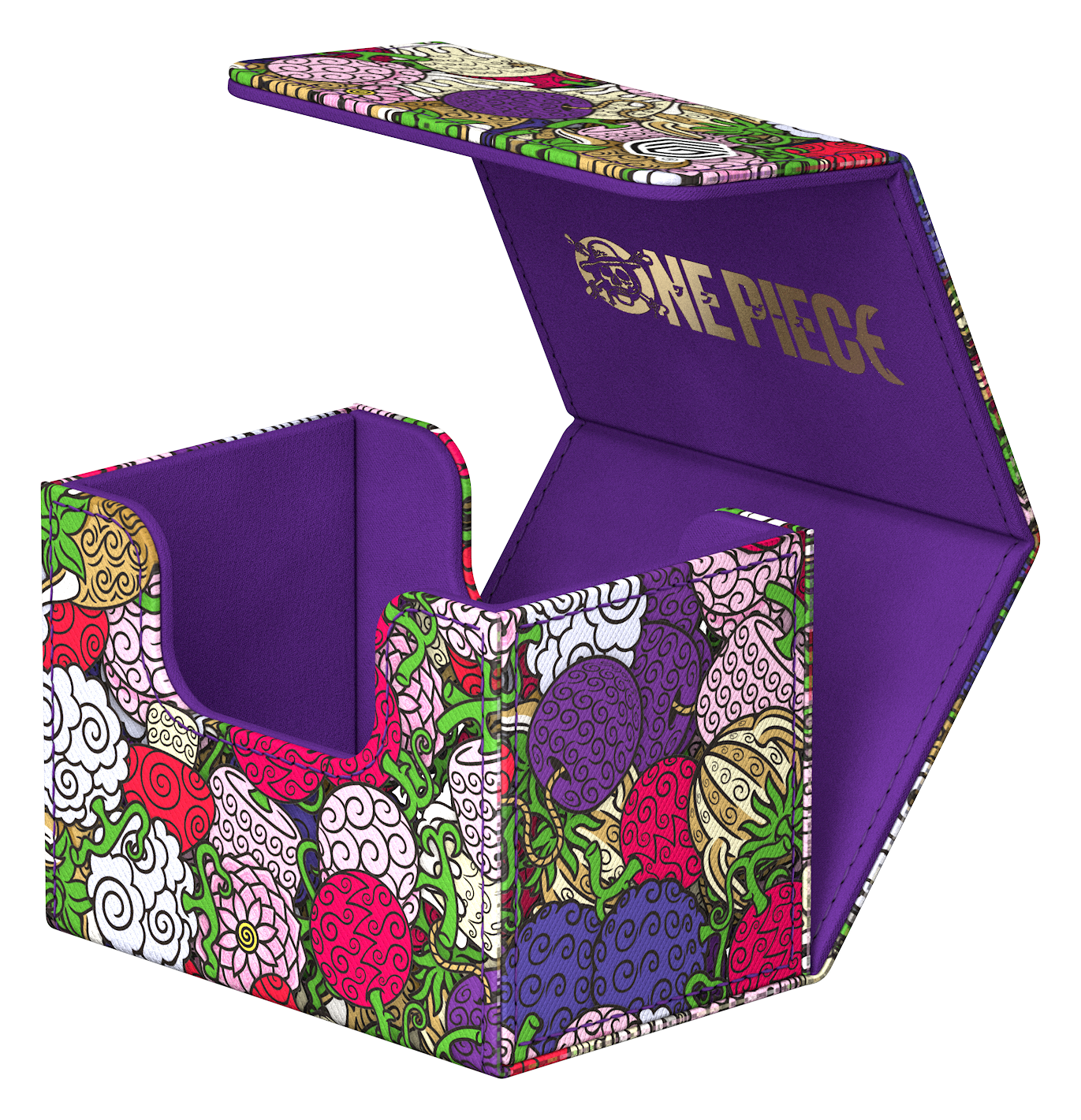 Ultimate Guard Deck Case Sidewinder 80+ Xenoskin One Piece - Devilfruit Pattern