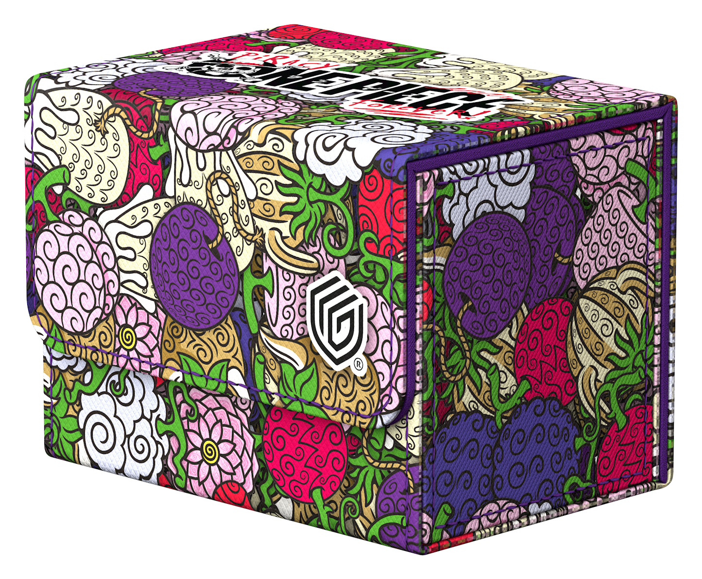 Ultimate Guard Deck Case Sidewinder 80+ Xenoskin One Piece - Devilfruit Pattern