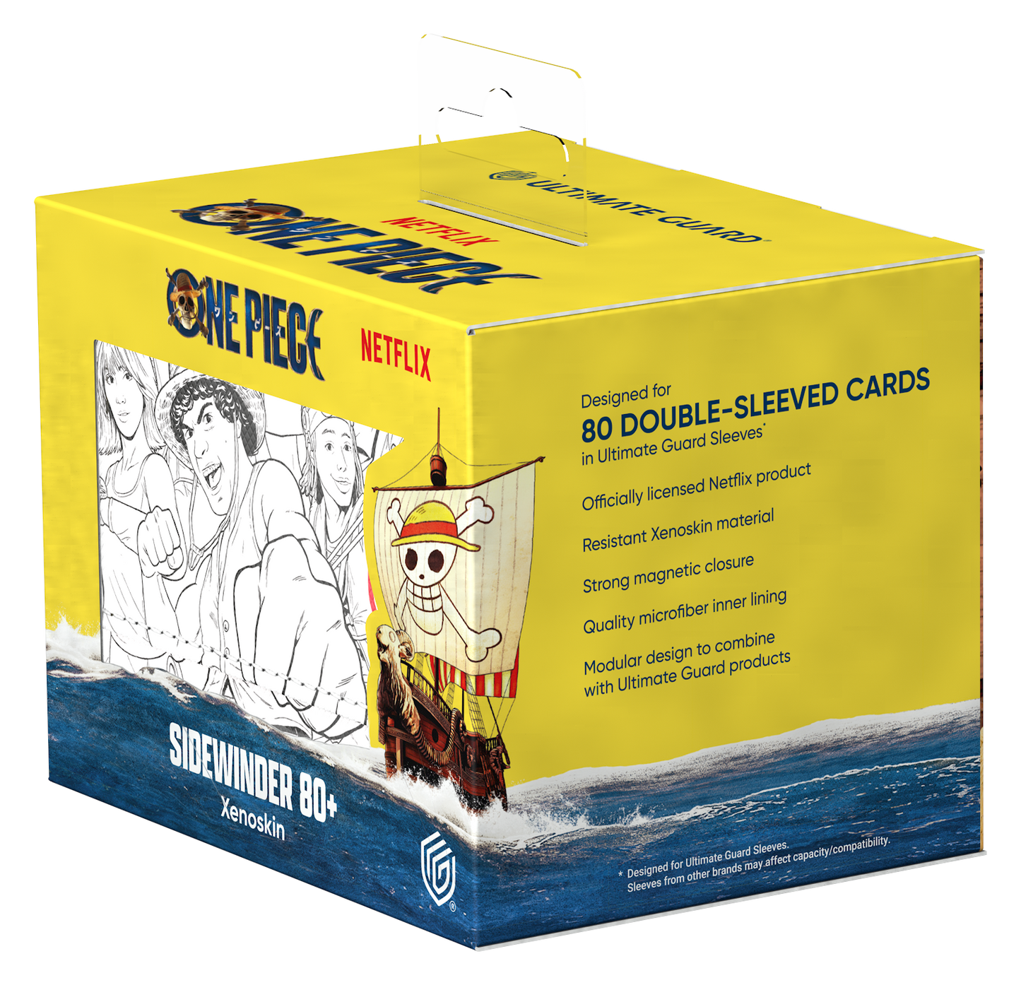 Ultimate Guard Deck Case Sidewinder 80+ Xenoskin One Piece - Sketch