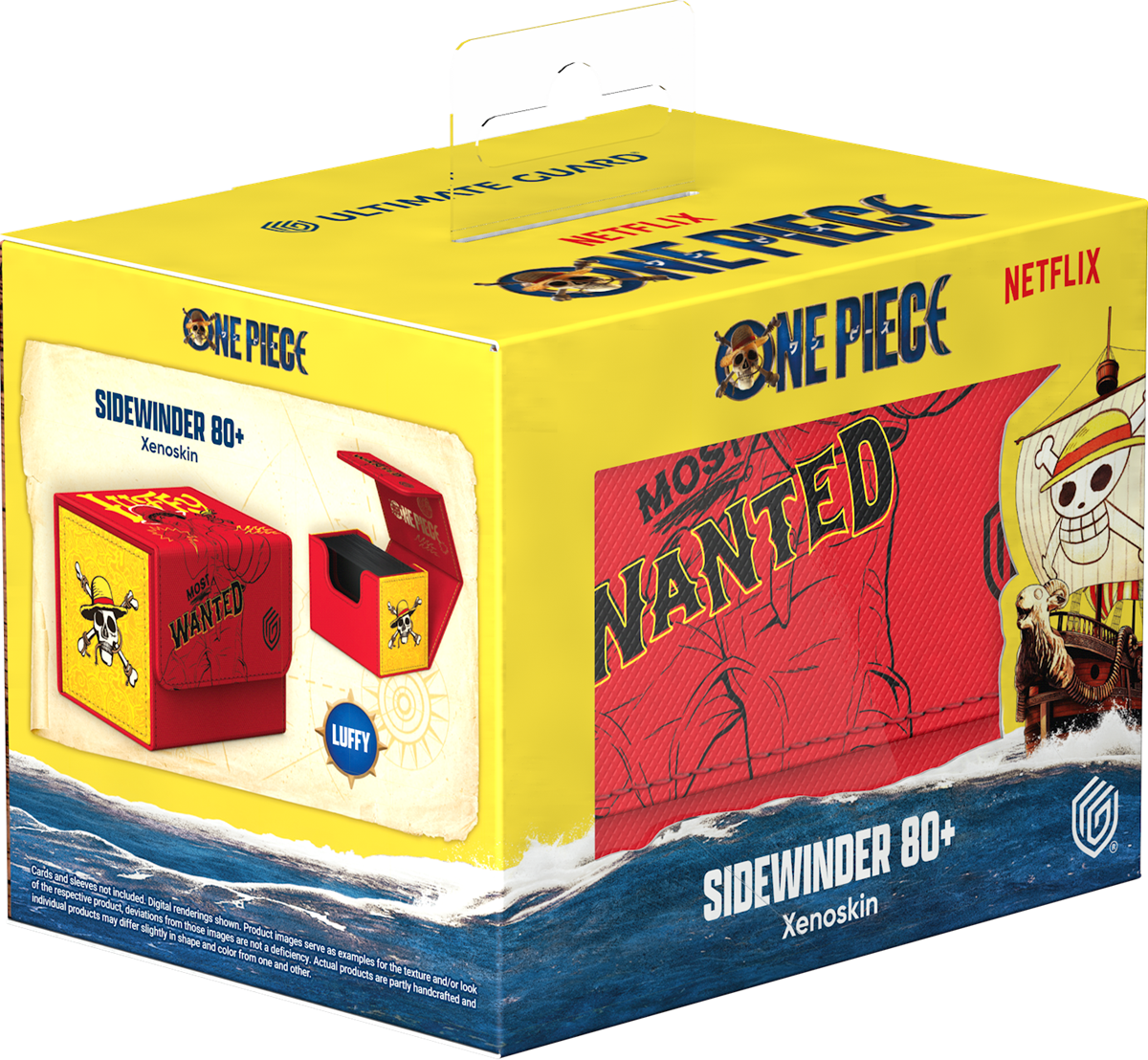 Ultimate Guard Deck Case Sidewinder 80+ Xenoskin One Piece - Luffy
