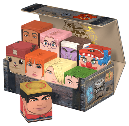Squaroes Netflix One Piece Wv1 Collector's Case Wooden Chest