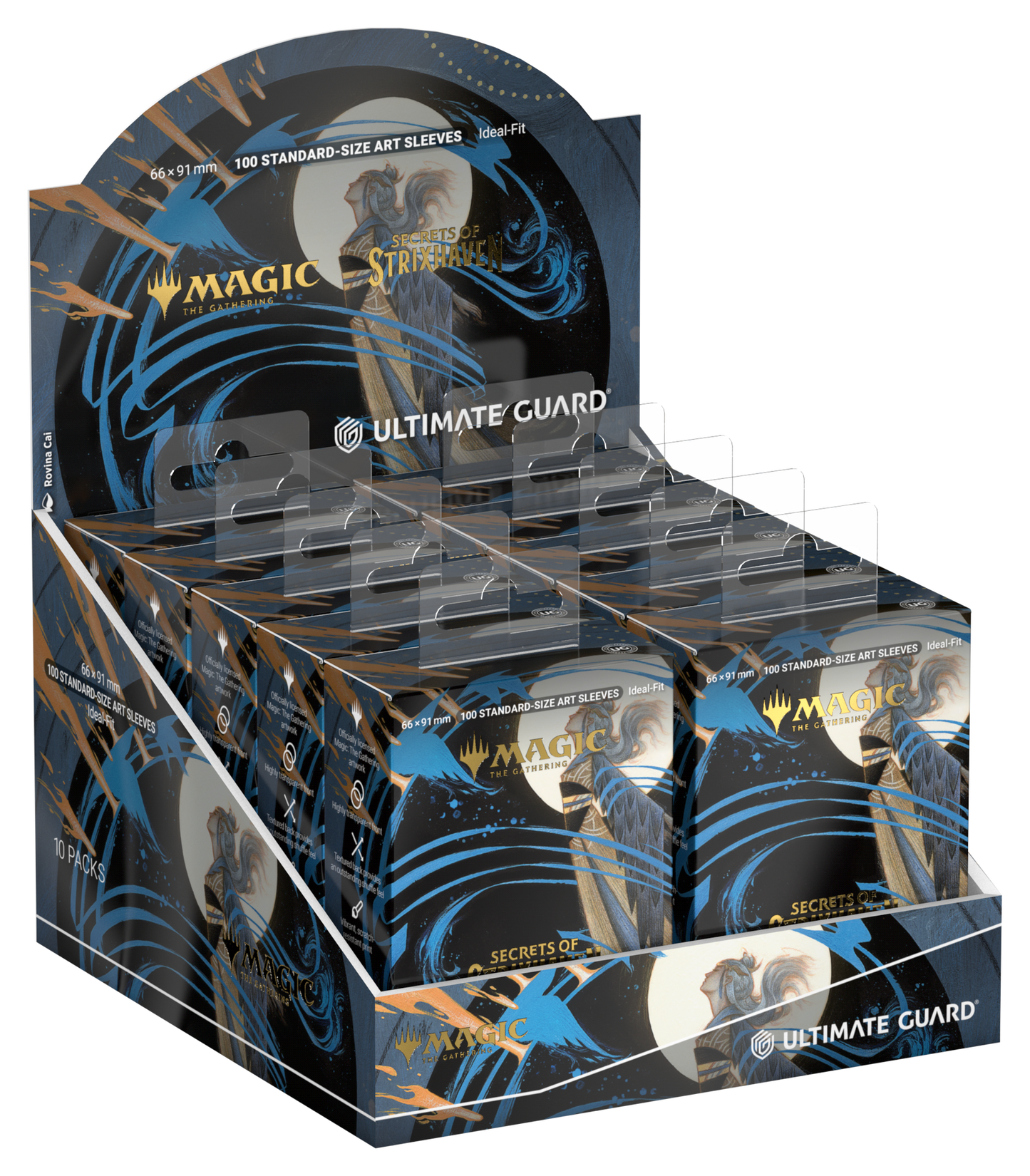 Ultimate Guard Art Sleeves MTG Secrets Of Strixhaven - Blue Mythic 3 (alt Art)
