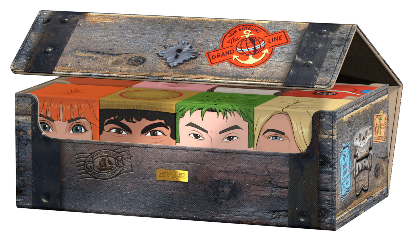 Squaroes Netflix One Piece Wv1 Collector's Case Wooden Chest
