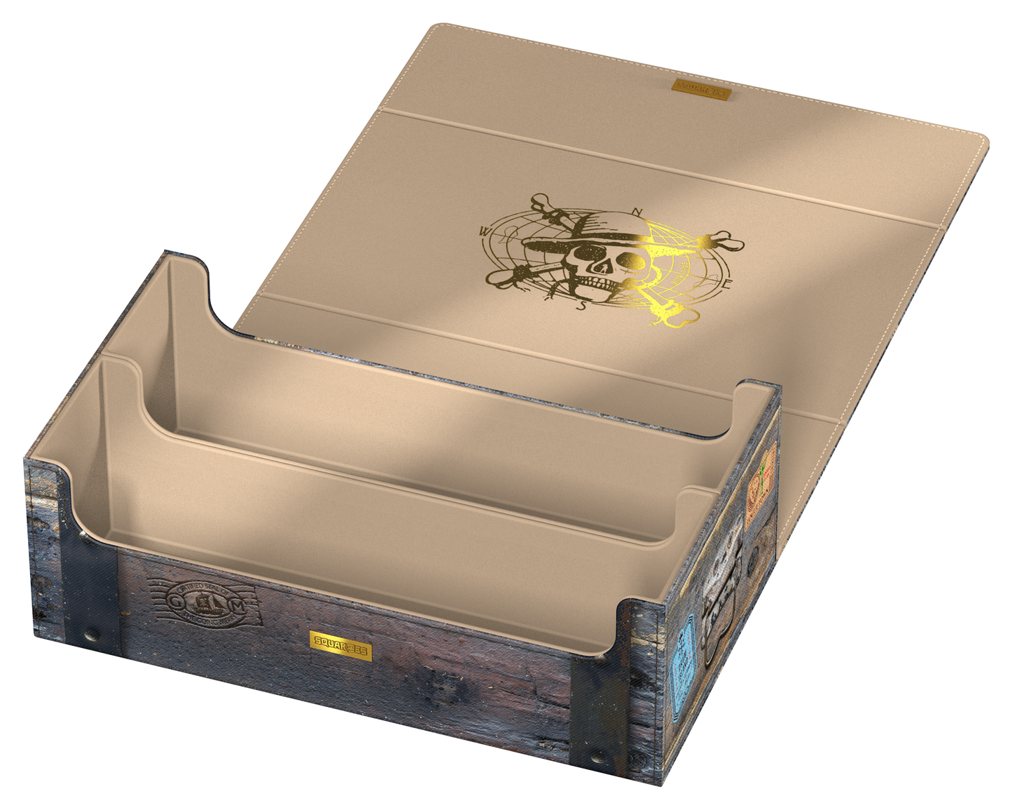 Squaroes Netflix One Piece Wv1 Collector's Case Wooden Chest