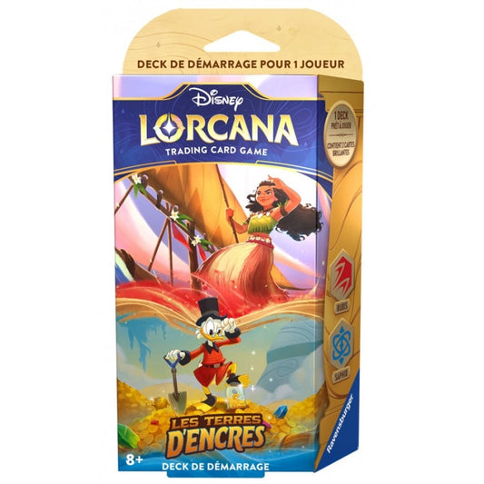 Disney Lorcana - Into the Inklands: Starter Deck – Ruby & Sapphire (FR)