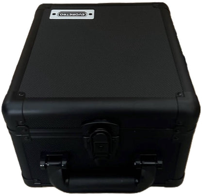 EvoRetro Black Aluminum Graded Card Storage Box Heavy Duty 2 Rows