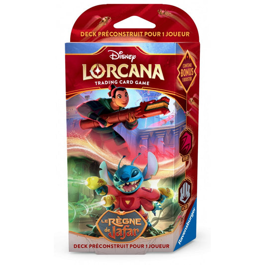 Disney Lorcana Reign of Jafar - Starter Deck Rubis / Acier (FR)