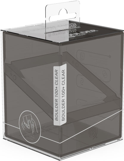 Ultimate Guard Deck Case Boulder 100+ Clear Onyx