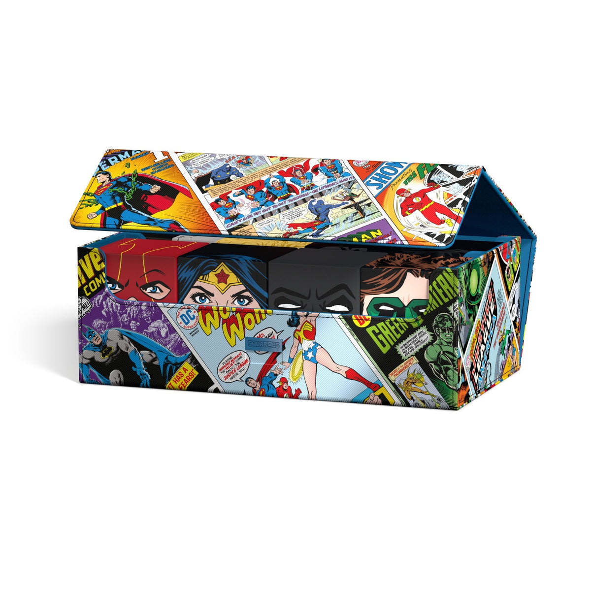Squaroes DC Justice League WV1 Collectors Case Vintage Comics
