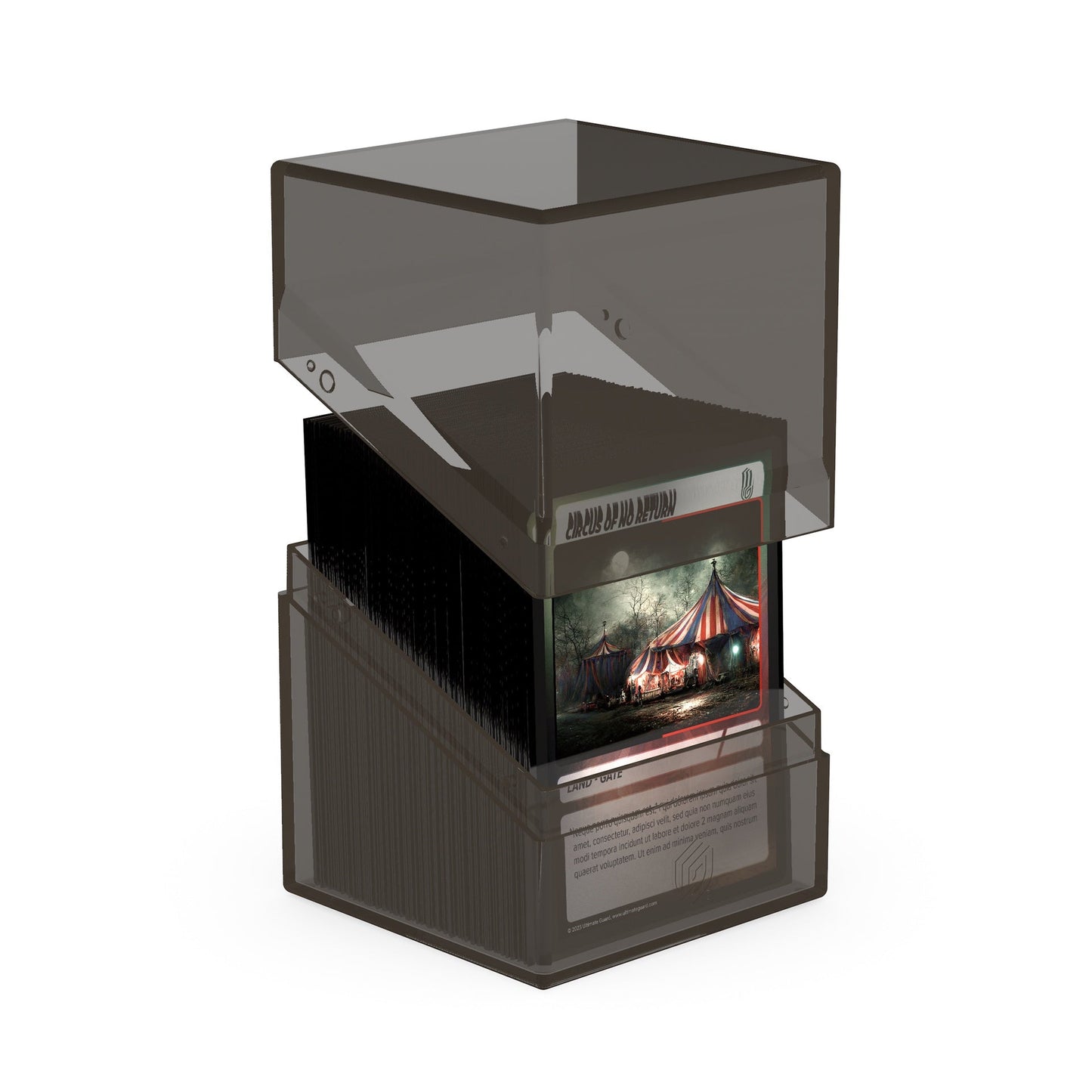 Ultimate Guard Deck Case Boulder 100+ Clear Onyx