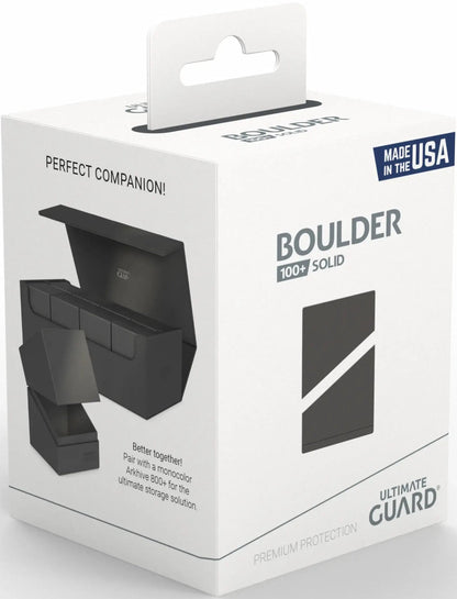 Ultimate Guard Deck Case Boulder 100+ Solid Grey