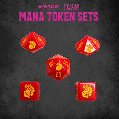 Beadle & Grimms Mtg Mana Token Set Red
