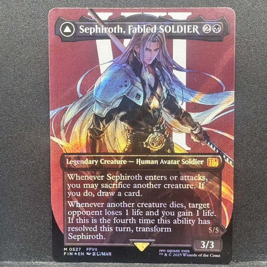 MTG Sephiroth, Fable Soldier Surge Foil Final Fantasy 527 NM