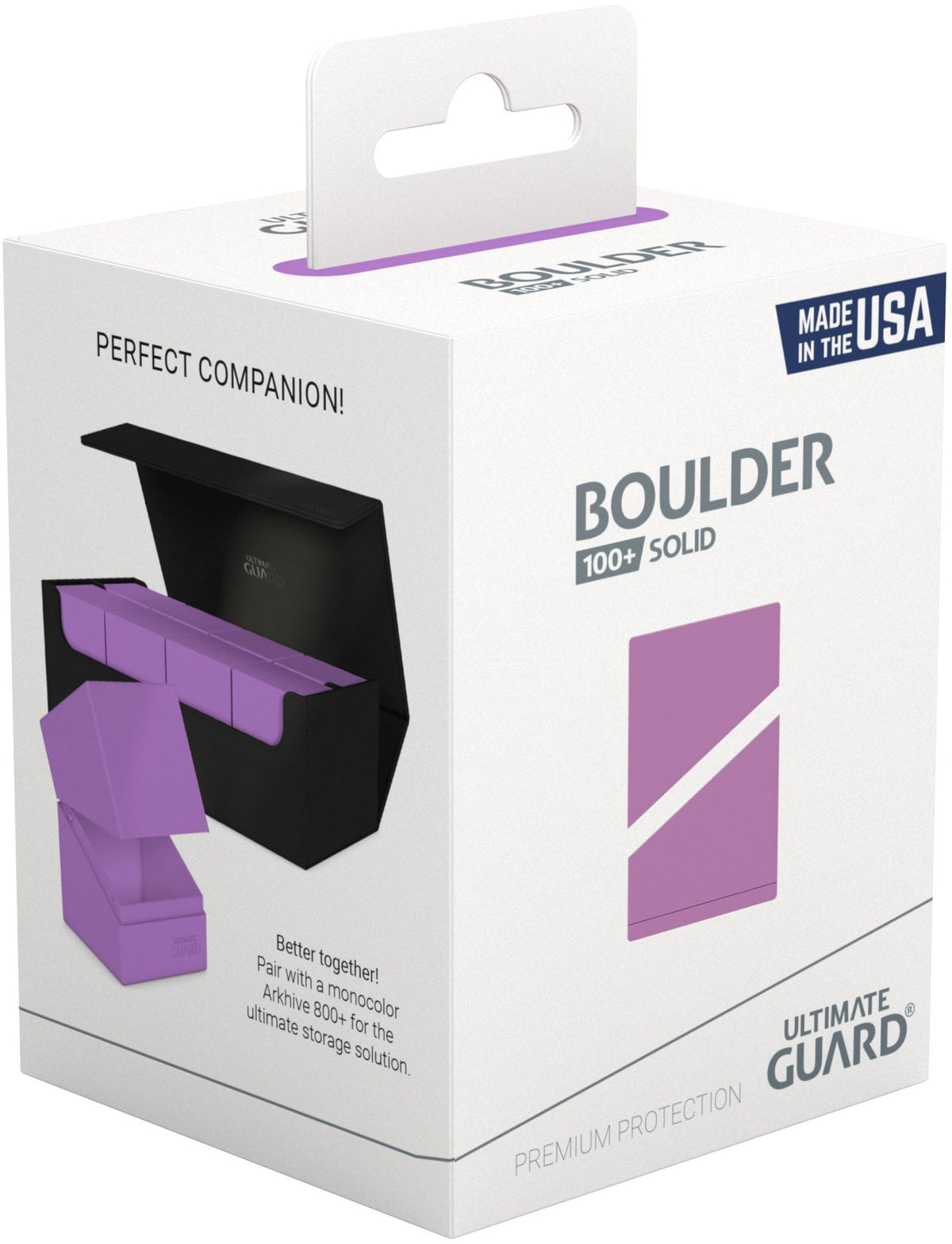 Ultimate Guard Deck Case Boulder 100+ Solid Lavender