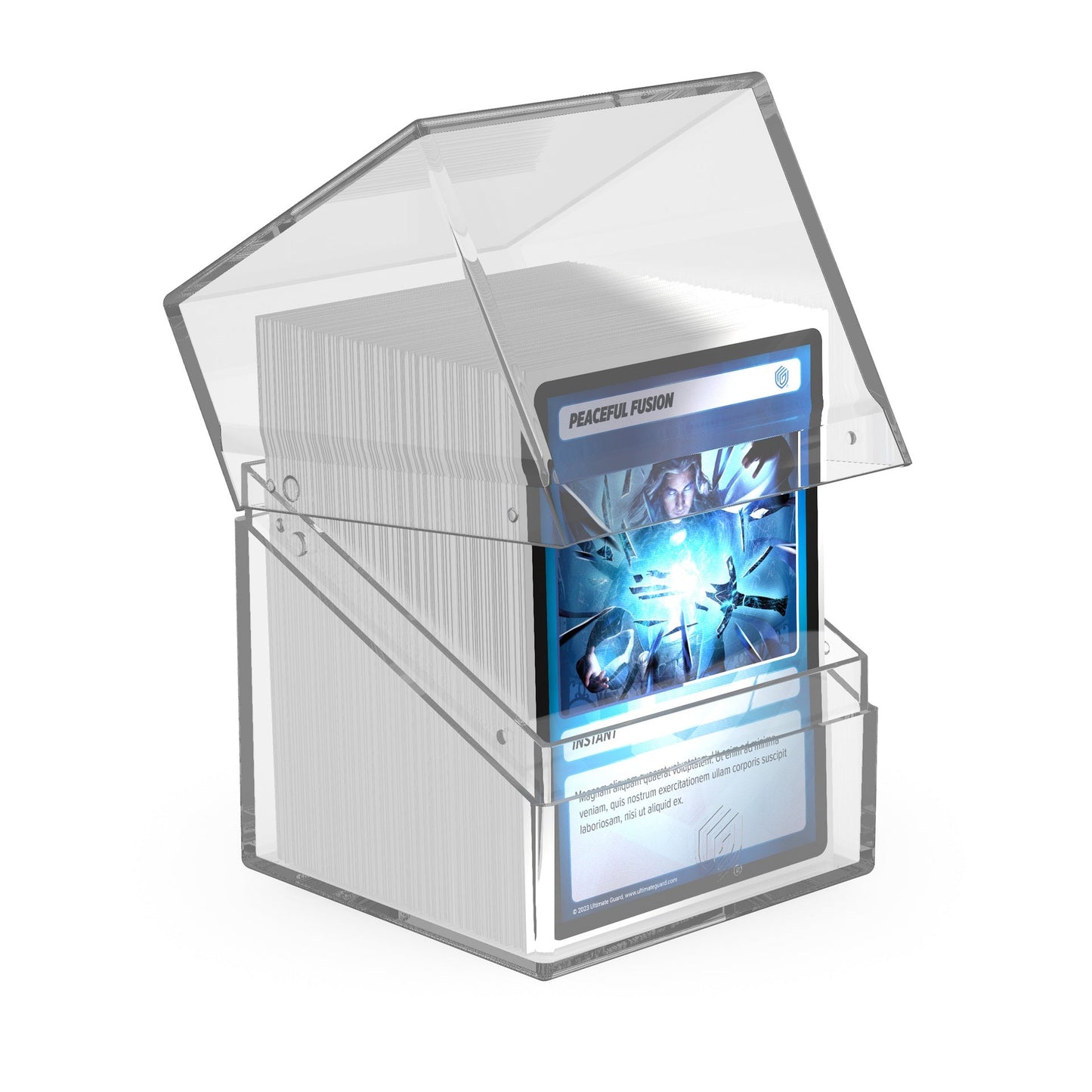 Ultimate Guard Deck Case Boulder 100+ Clear Transparent