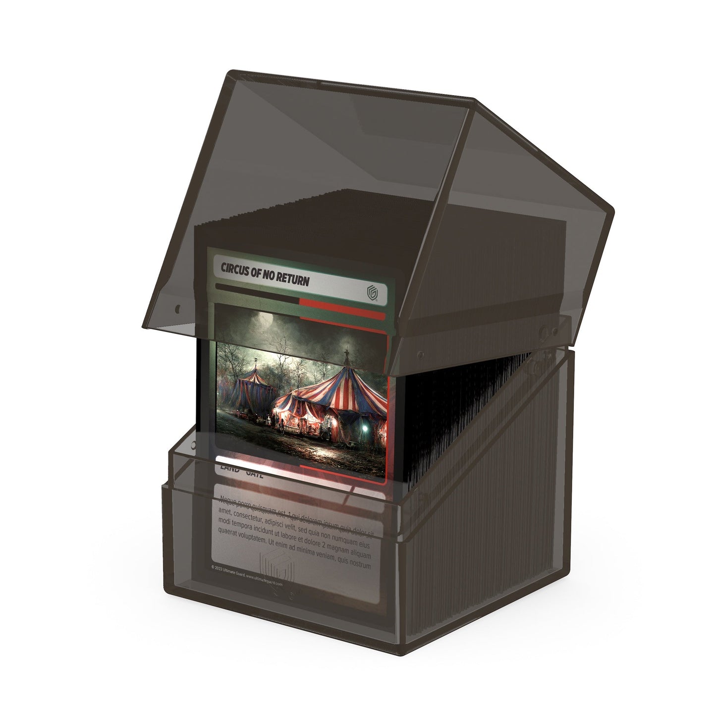 Ultimate Guard Deck Case Boulder 100+ Clear Onyx
