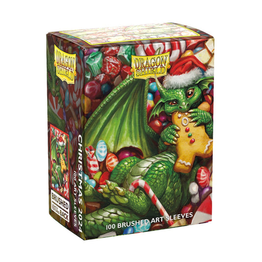 Dragon Shield Sleeves Brushed Art Christmas 2024 (100)