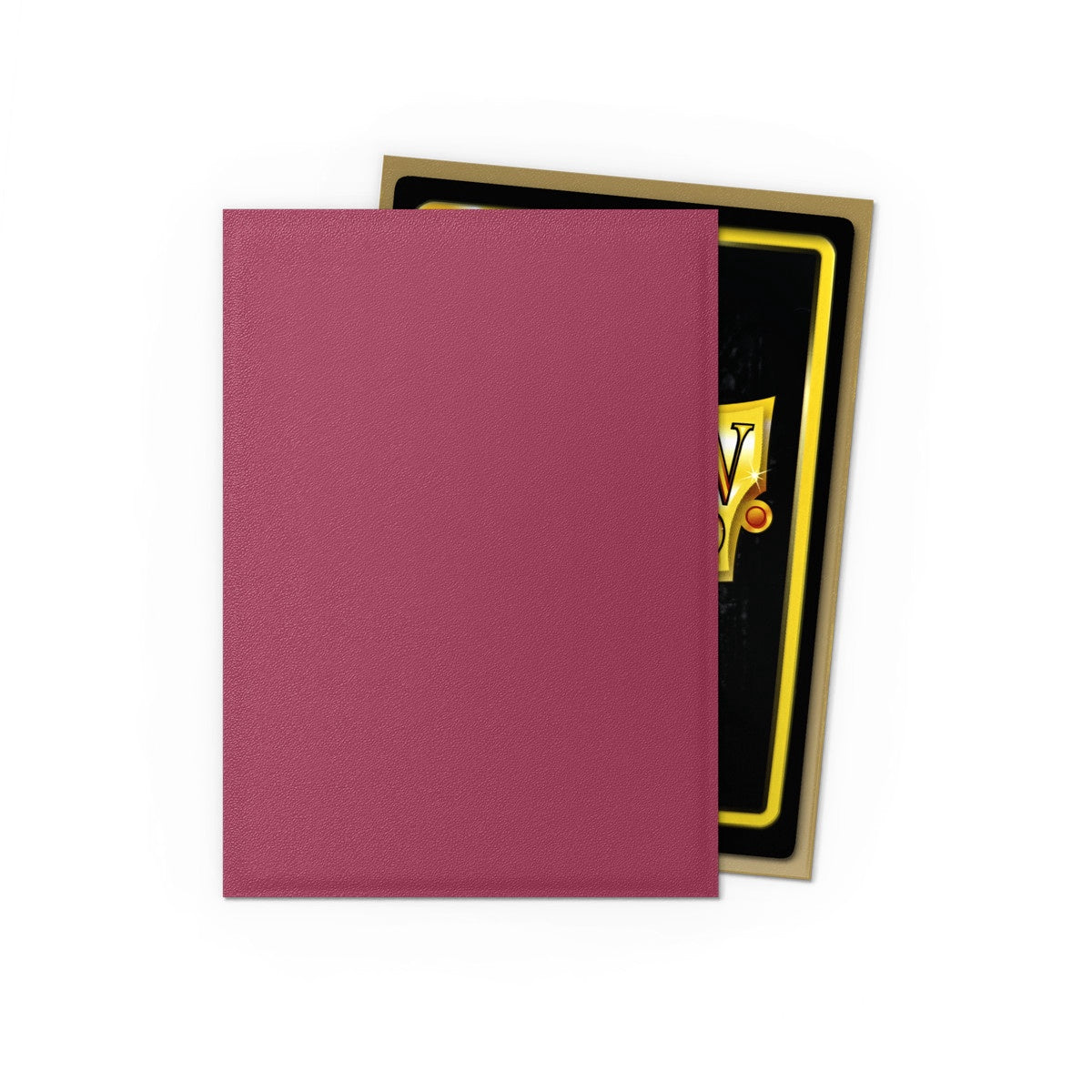 Dragon Shield Sleeves Dual Matte Pomegranate & Gold (100)